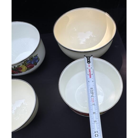 Vintage Metro Vitroceramic Bowls Set of 4 - Picture 3 of 16